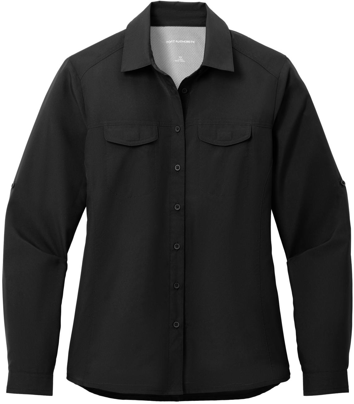 Port Authority ® Ladies Long Sleeve UV Daybreak Shirt LW960 Womens Sizes XS-4XL - Picture 10 of 26