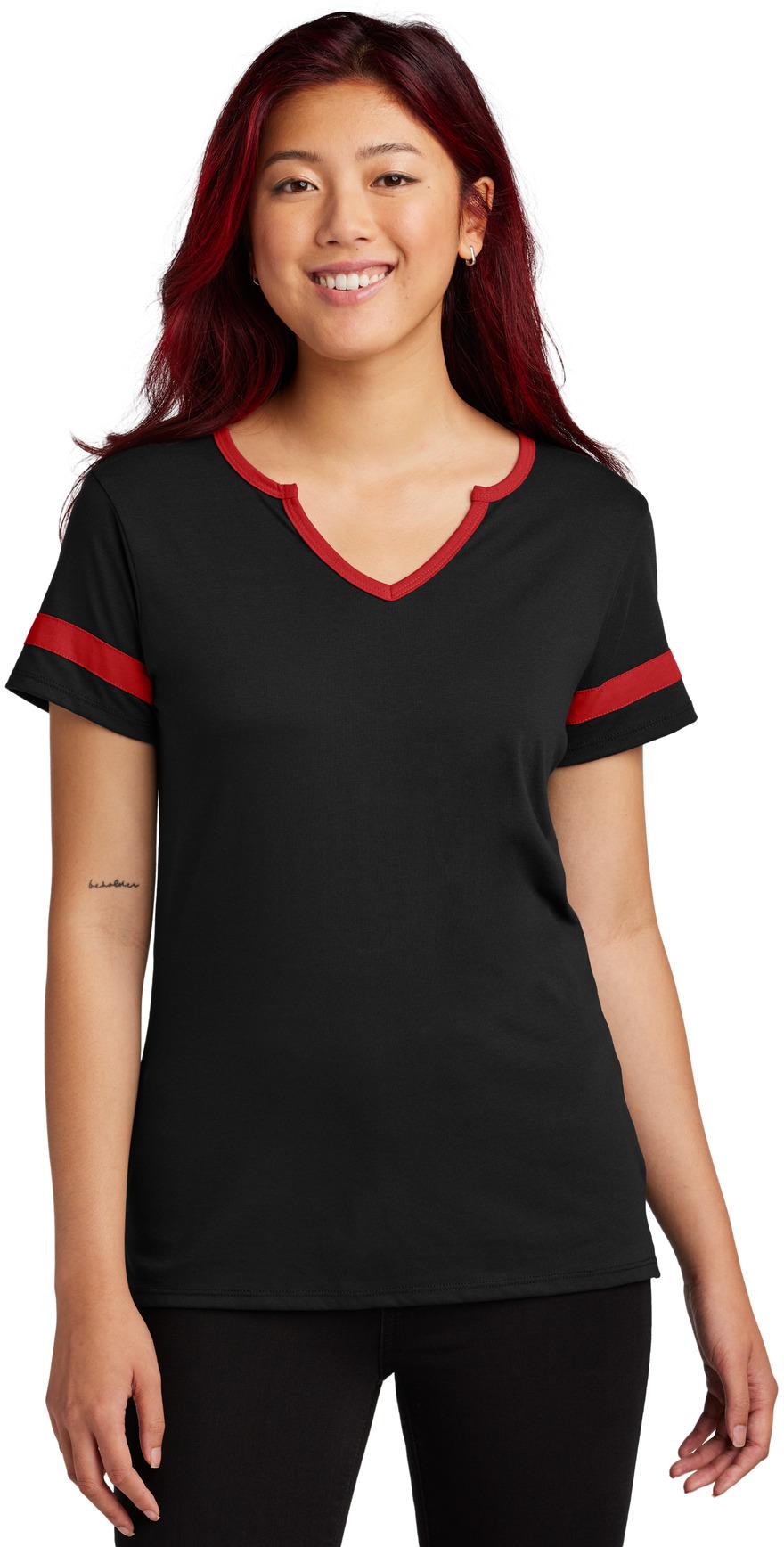 Sport-Tek ® Ladies Halftime Notch Neck Tee LST6041 Womens Sizes XS-4XL