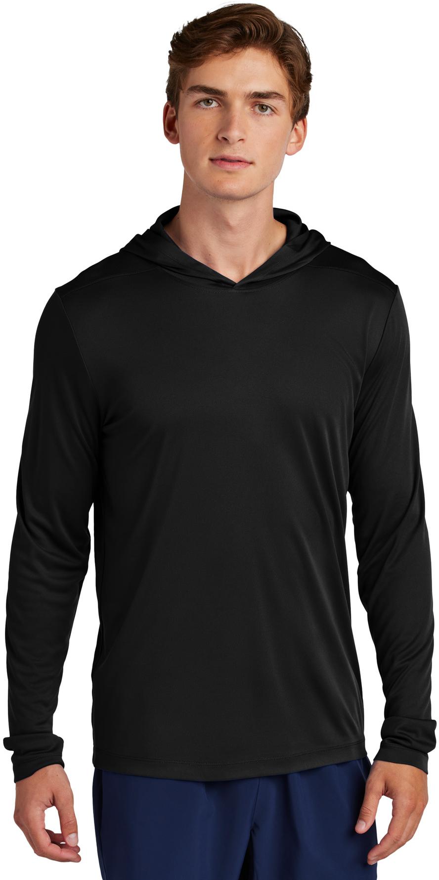 Sport-Tek ® Posi-UV ® Pro Long Sleeve Hoodie ST420LSH Mens Sizes XS-4XL