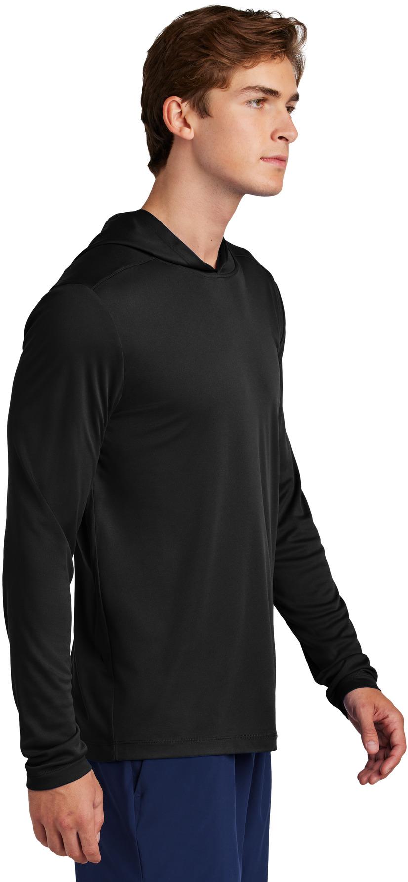 Sport-Tek ® Posi-UV ® Pro Long Sleeve Hoodie ST420LSH Mens Sizes XS-4XL