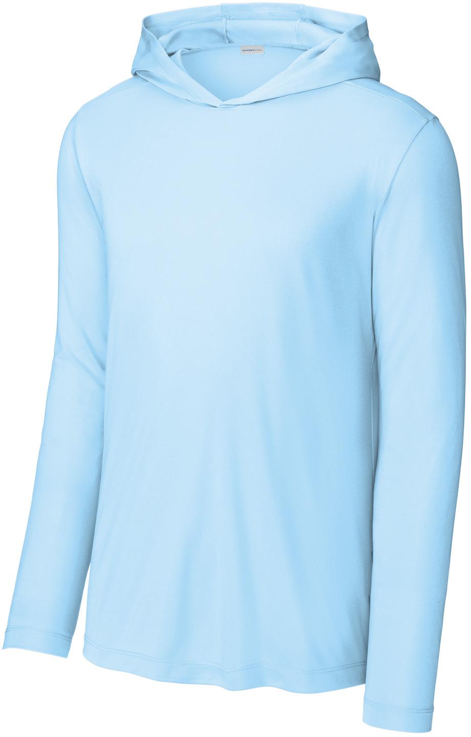 Sport-Tek ® Posi-UV ® Pro Long Sleeve Hoodie ST420LSH Mens Sizes XS-4XL