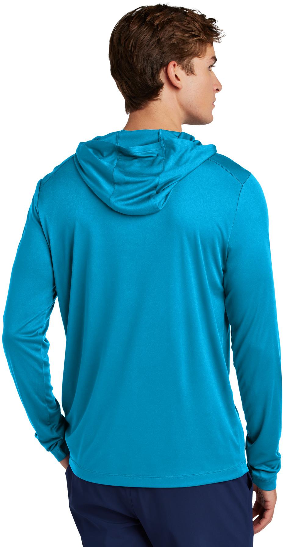 Sport-Tek ® Posi-UV ® Pro Long Sleeve Hoodie ST420LSH Mens Sizes XS-4XL