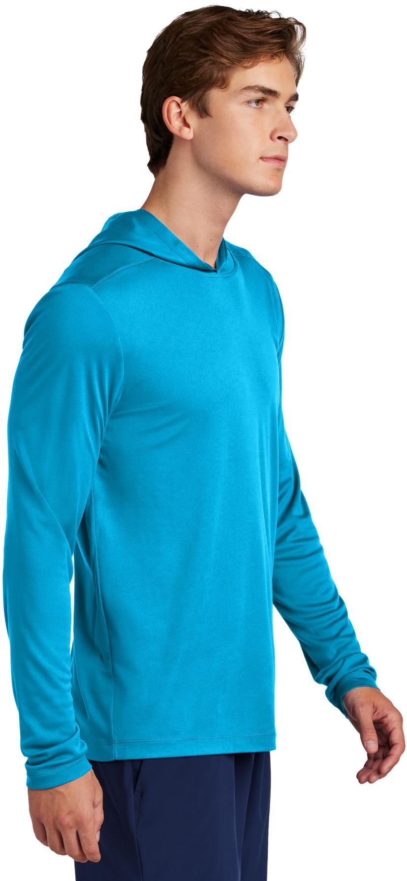 Sport-Tek ® Posi-UV ® Pro Long Sleeve Hoodie ST420LSH Mens Sizes XS-4XL