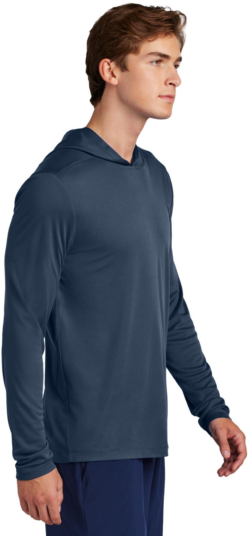 Sport-Tek ® Posi-UV ® Pro Long Sleeve Hoodie ST420LSH Mens Sizes XS-4XL