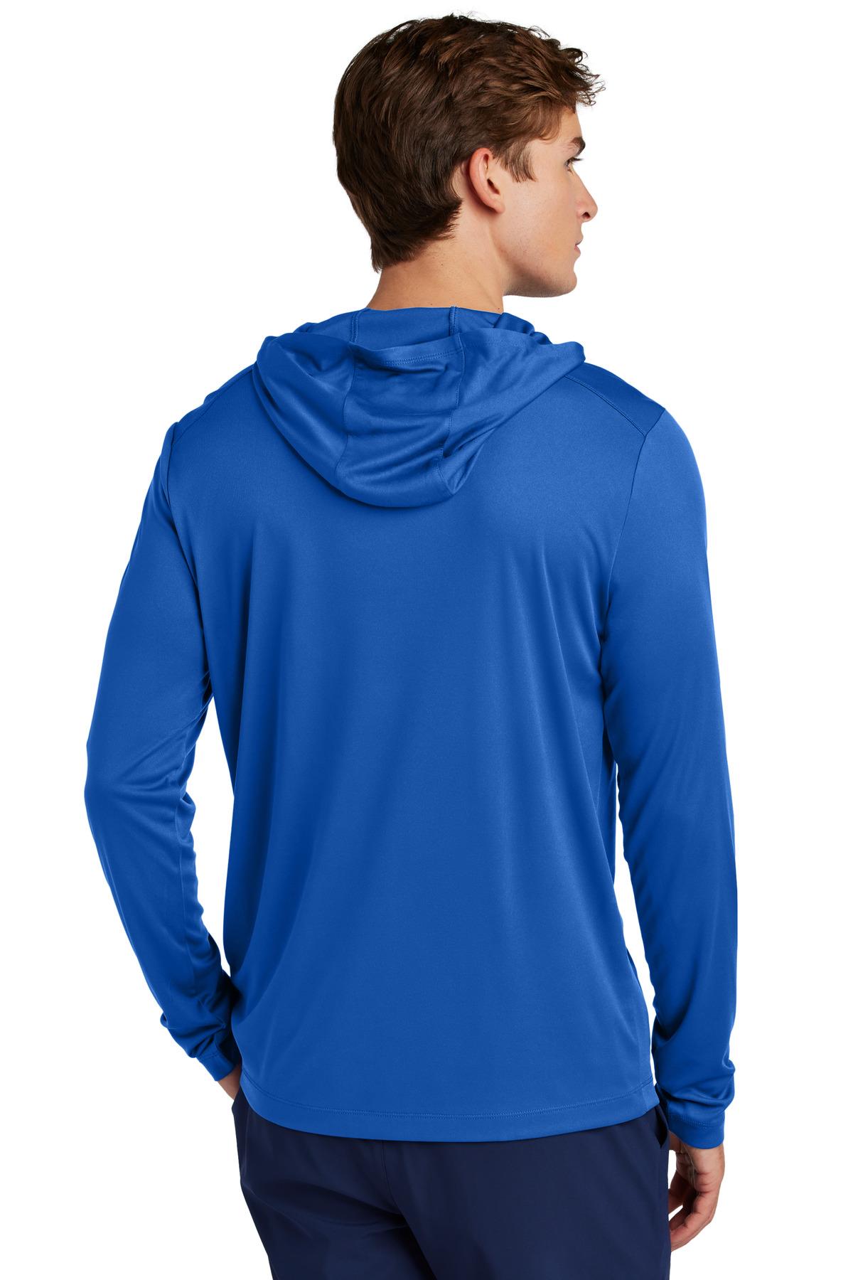 Sport-Tek ® Posi-UV ® Pro Long Sleeve Hoodie ST420LSH Mens Sizes XS-4XL