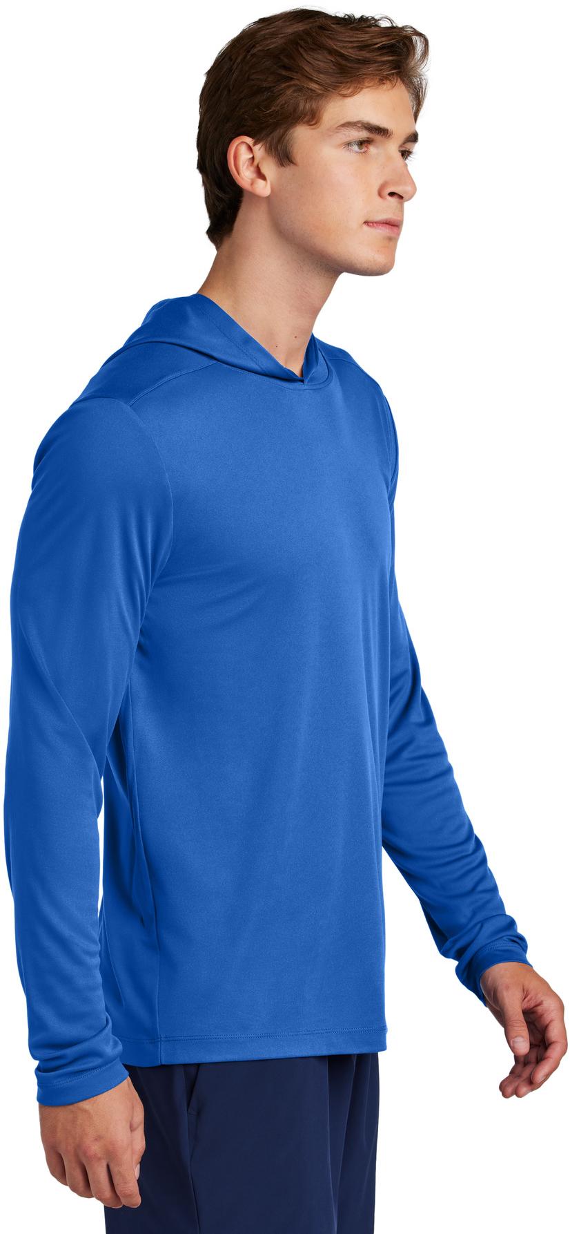 Sport-Tek ® Posi-UV ® Pro Long Sleeve Hoodie ST420LSH Mens Sizes XS-4XL