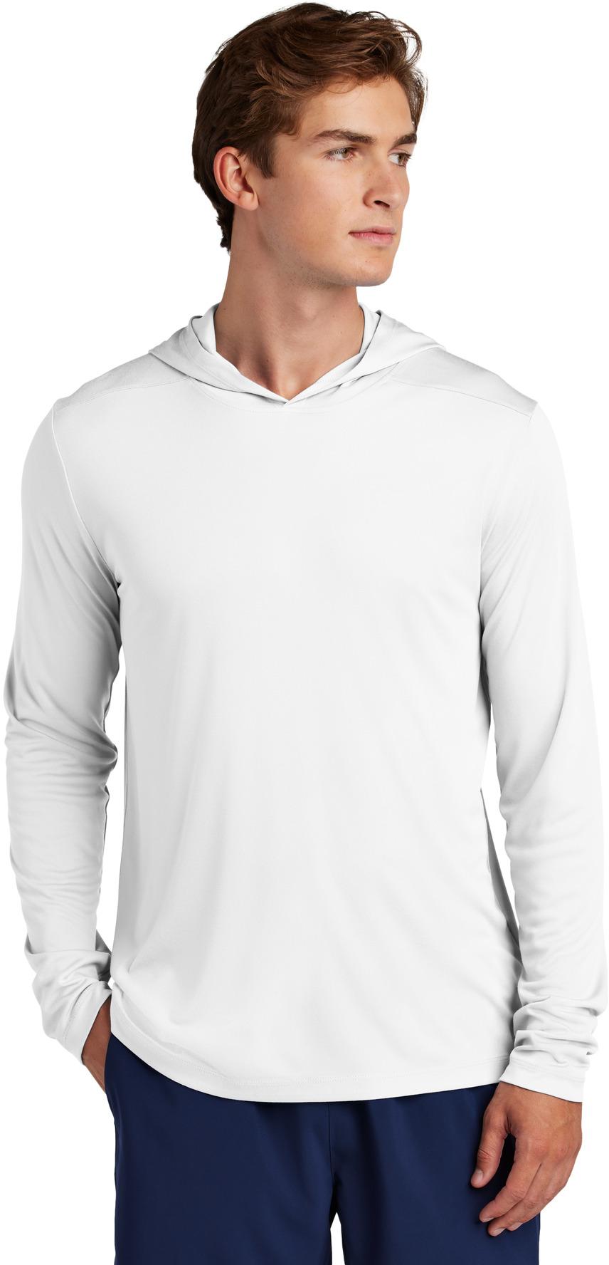 Sport-Tek ® Posi-UV ® Pro Long Sleeve Hoodie ST420LSH Mens Sizes XS-4XL