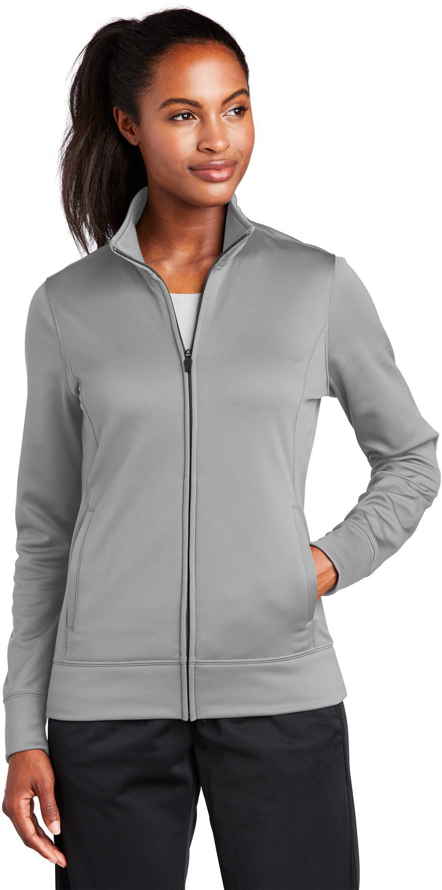 Sport-Tek ® Ladies Sport-Wick ® Fleece Full-Zip Jacket LST241 Ladies XS-4XL - Picture 27 of 41