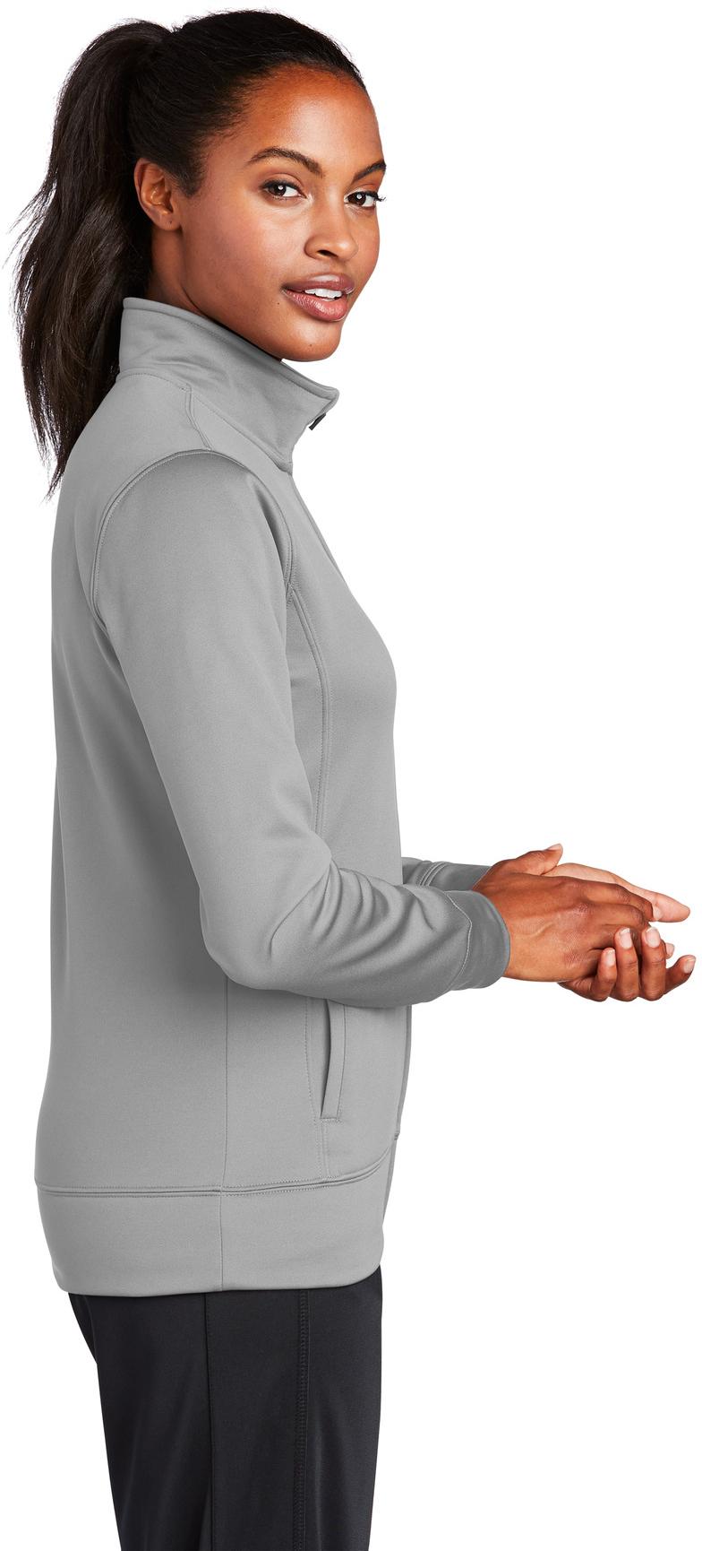 Sport-Tek ® Ladies Sport-Wick ® Fleece Full-Zip Jacket LST241 Ladies XS-4XL - Picture 28 of 41