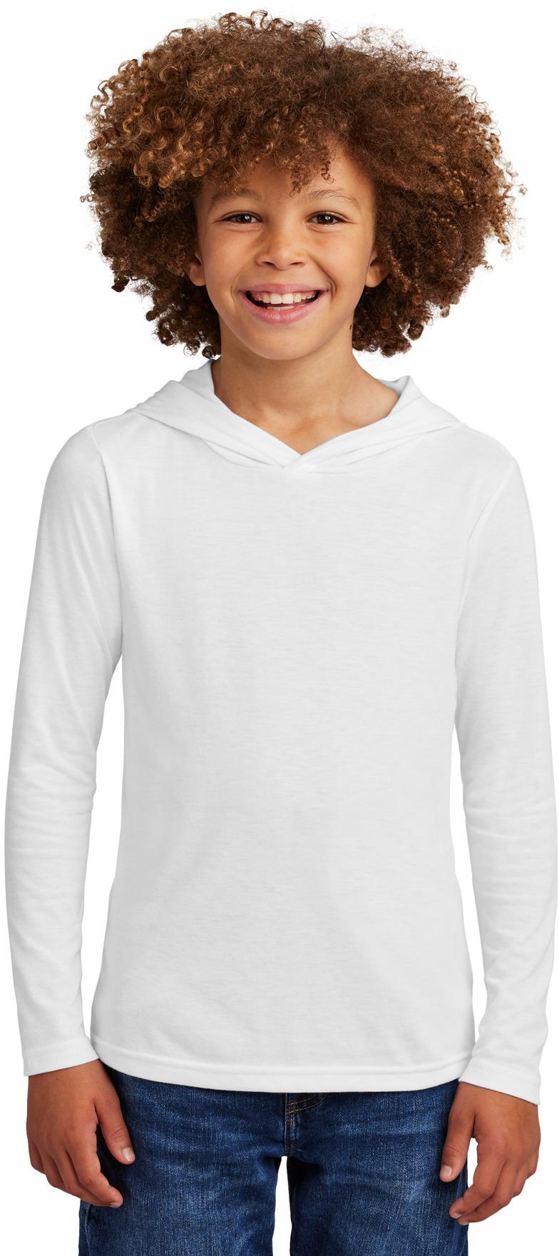 District ® Youth Perfect Tri ® Long Sleeve Kids Hoodie DT139Y Sizes XS-XL - Picture 26 of 30
