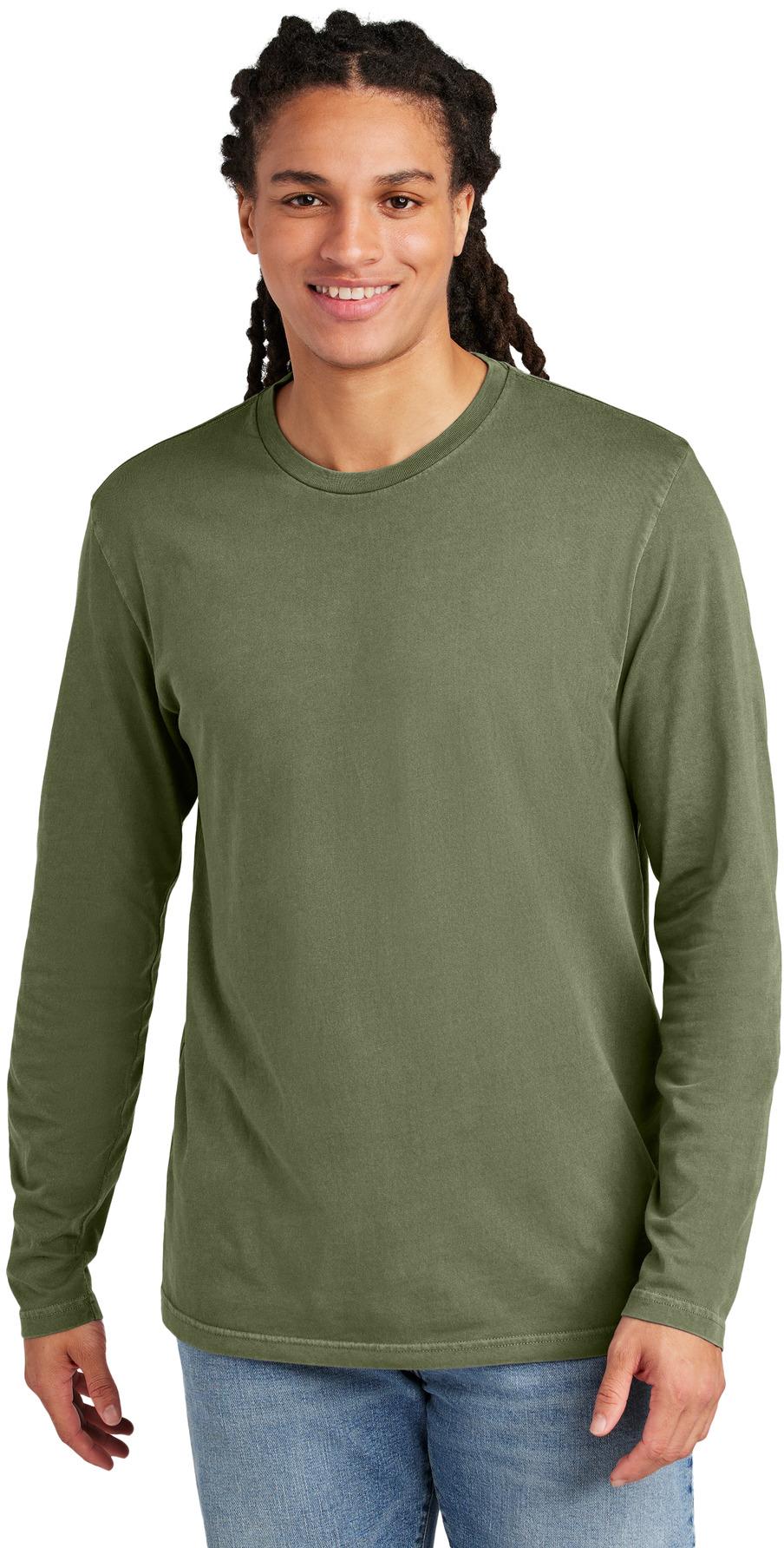 【SATIIIZ】Demer Garment Washing Long-Sleeved T-Shirt District Wash Long Sleeve Tee | Thread Logic