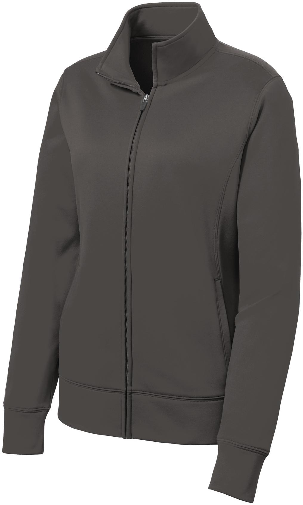 Sport-Tek ® Ladies Sport-Wick ® Fleece Full-Zip Jacket LST241 Ladies XS-4XL - Picture 20 of 41