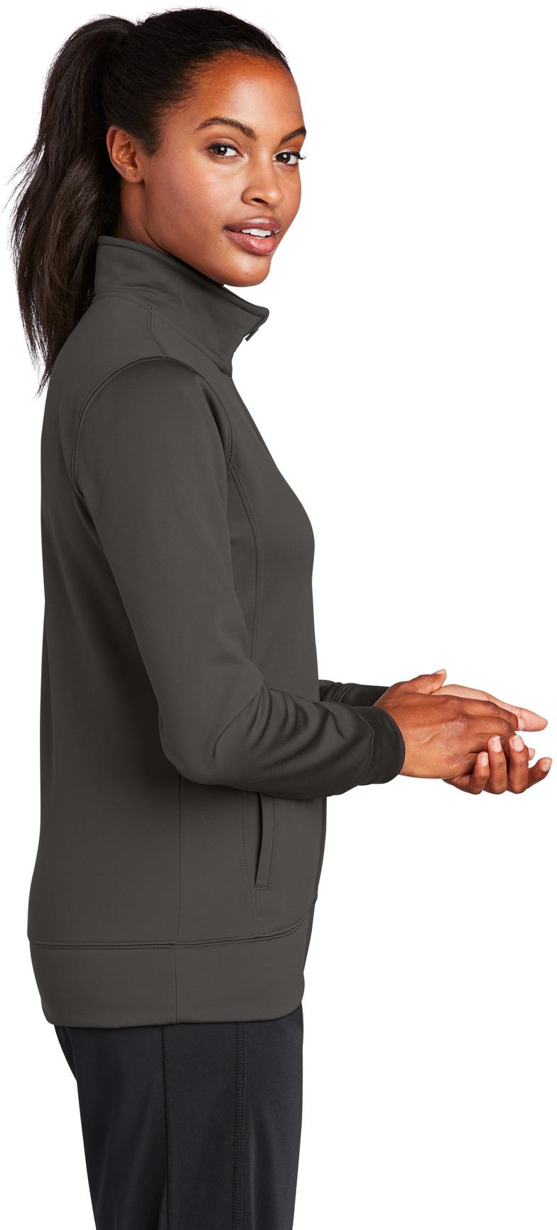 Sport-Tek ® Ladies Sport-Wick ® Fleece Full-Zip Jacket LST241 Ladies XS-4XL - Picture 18 of 41