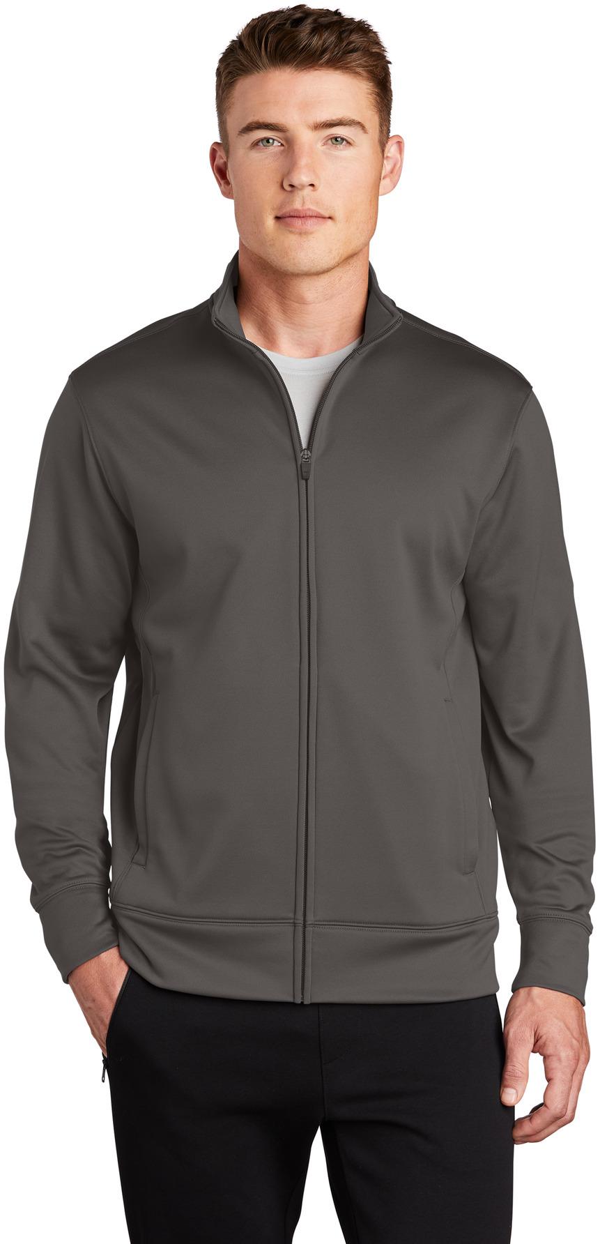 Sport-Tek ® Sport-Wick ® Fleece Full-Zip Jacket ST241 Mens Sizes XS-4XL - Picture 20 of 47
