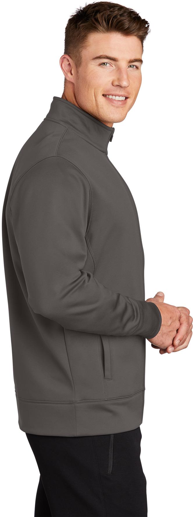 Sport-Tek ® Sport-Wick ® Fleece Full-Zip Jacket ST241 Mens Sizes XS-4XL - Picture 21 of 47