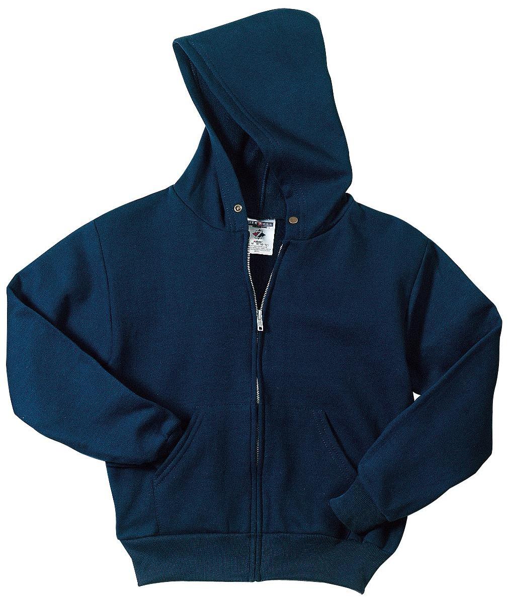 Jerzees ® - Youth NuBlend ® Full-Zip Hooded Sweatshirt Kids Sizes S-XL 993B - Picture 12 of 13