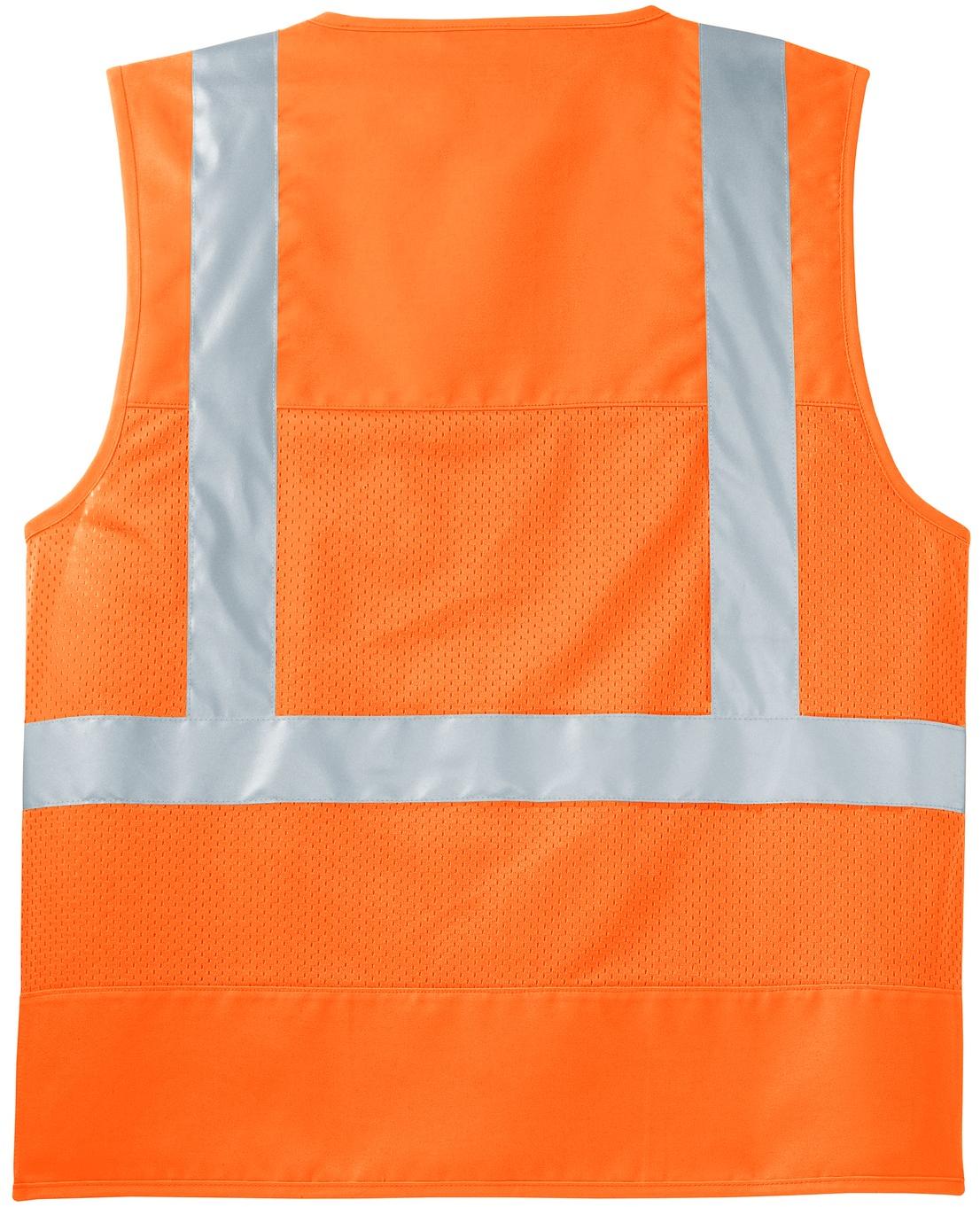 CornerStone ® ANSI 107 Class 2 Mesh Back Woven Safety Vest CSV405 S-4XL - Picture 7 of 13