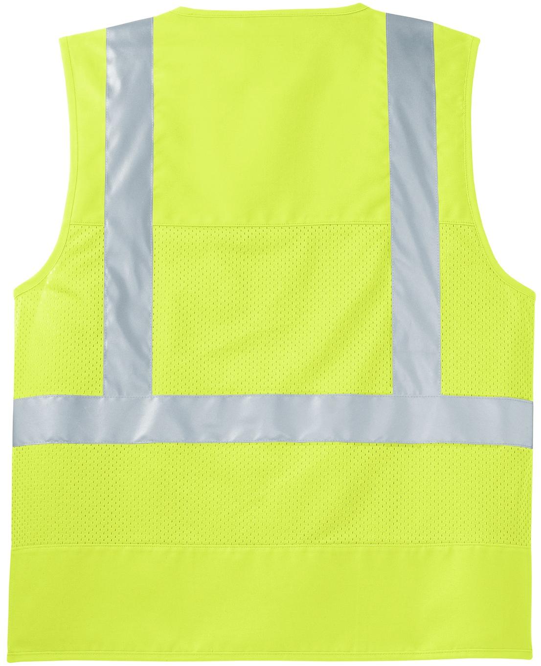 CornerStone ® ANSI 107 Class 2 Mesh Back Woven Safety Vest CSV405 S-4XL - Picture 13 of 13
